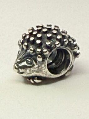 Retired Pandora Hedgehog Charm 790333 Sterling Silver Animal